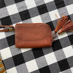 Frye Leather Wristlet